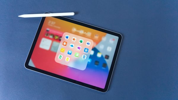 Productivity apps on an iPad