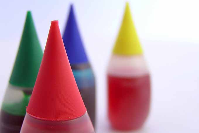 Food dye bottles, with red dye 40 in front; does red food dye cause adhd?