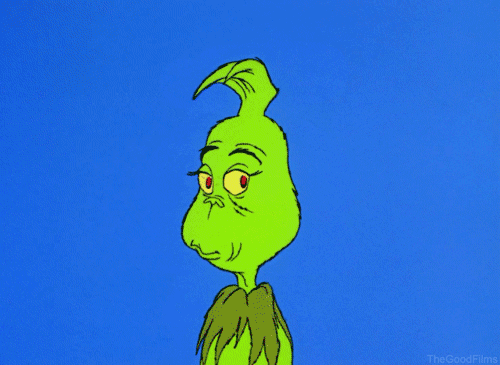 The grinch smiling GIF