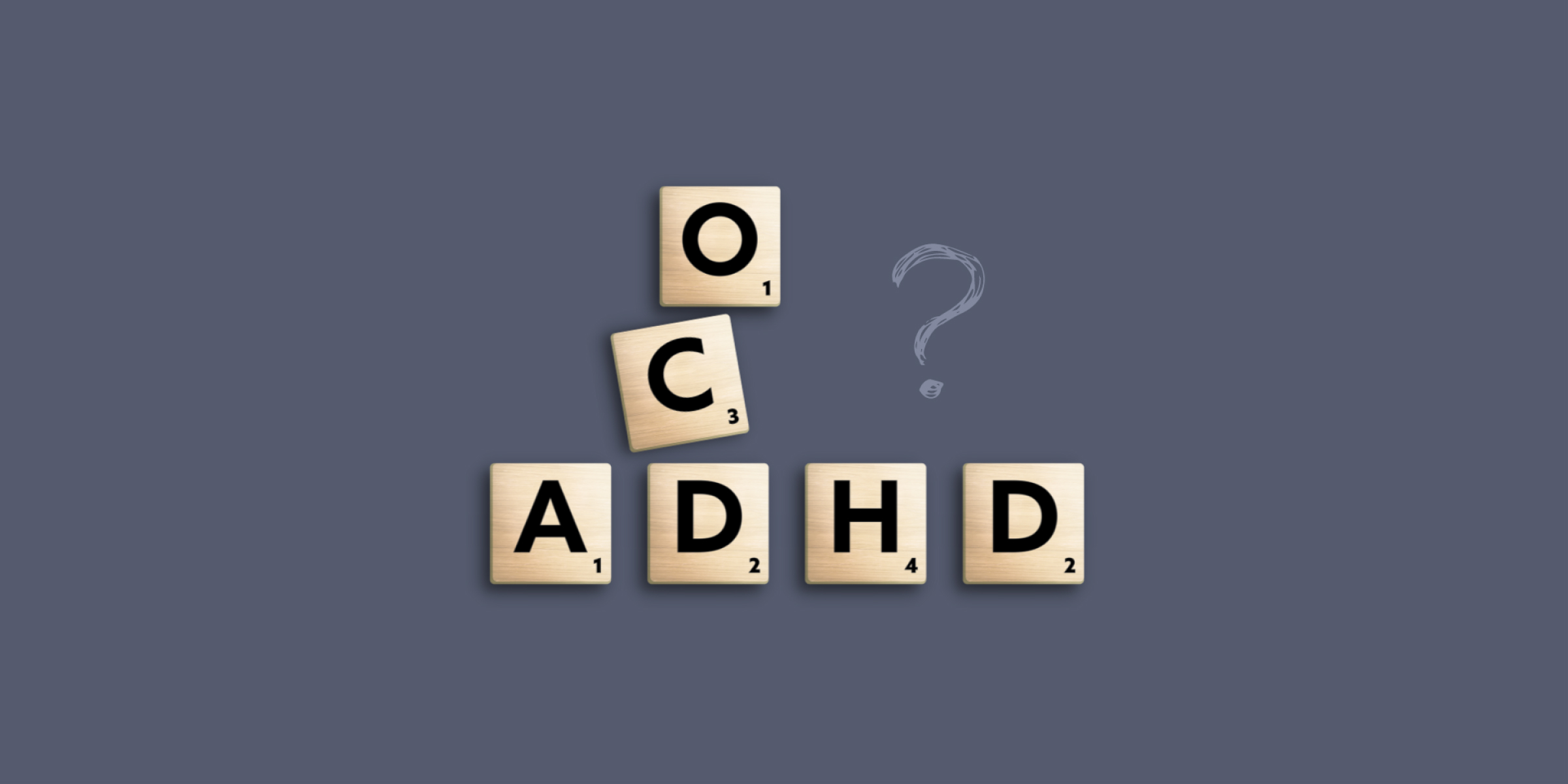 What are the main differences between ADHD and OCD?