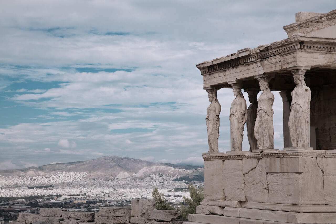 A photo of a historical building in Greece.
